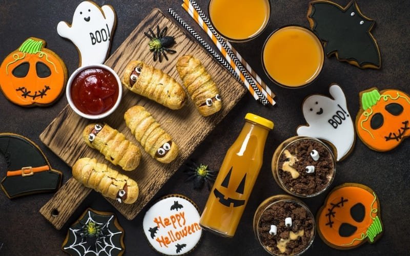 10+ Halloween dishes that don't require cooking: Even if you're "lazy", you can still have a great party in 5 minutes - Celidior