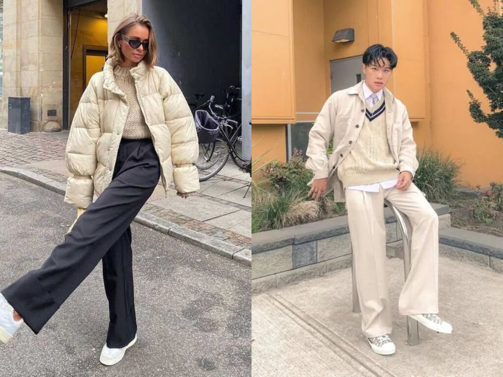 How to Wear Wide Leg Pants in Winter: Warm, Stylish for Men and Women - Celidior