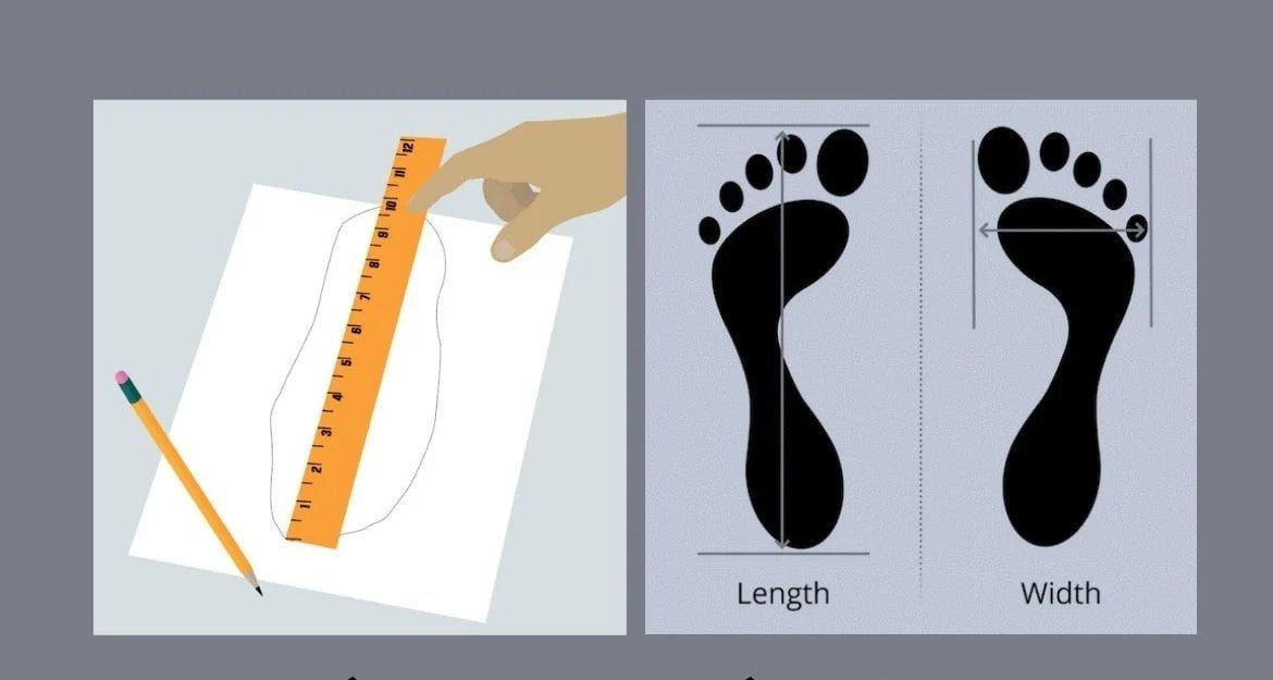 Instructions on how to measure shoe size correctly without adjustment - Celidior