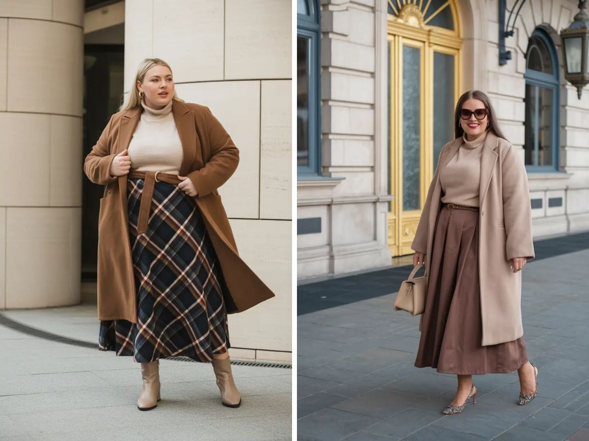 Winter Outfits for Fat People: Hack Your Figure to Be Confident & Warm - Celidior