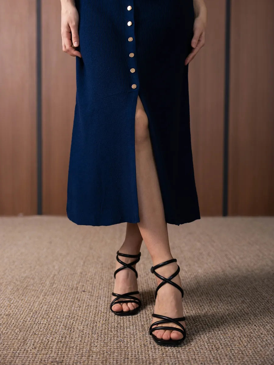 Aboli Knitted Elegant Sleeveless Dress