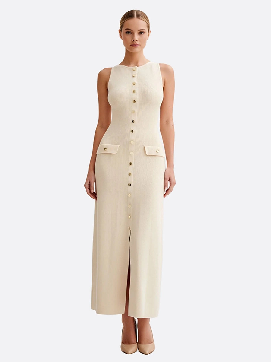 Aboli Knitted Elegant Sleeveless Dress
