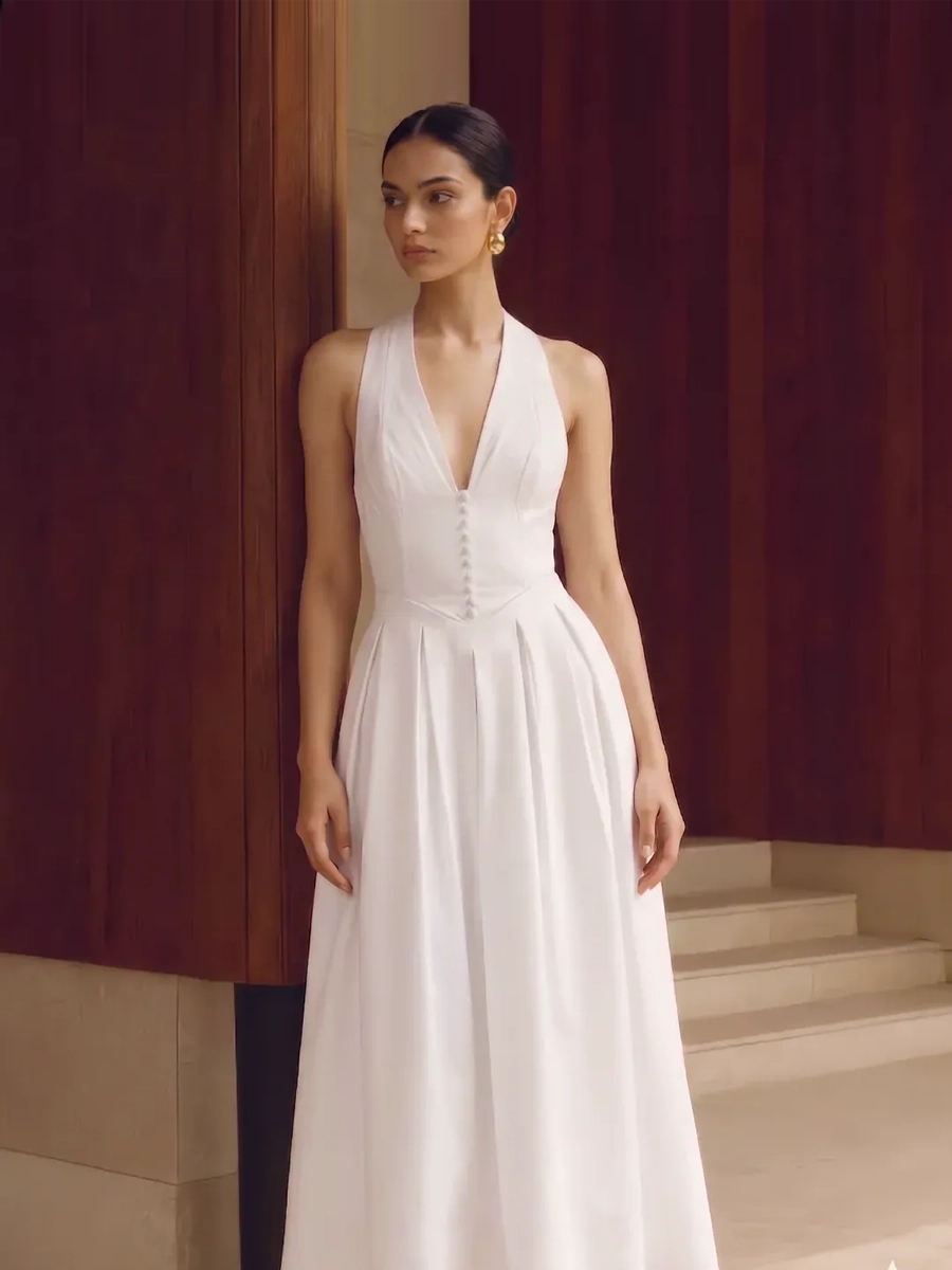 Adia Slim Fit Casual Summer Midi Dress