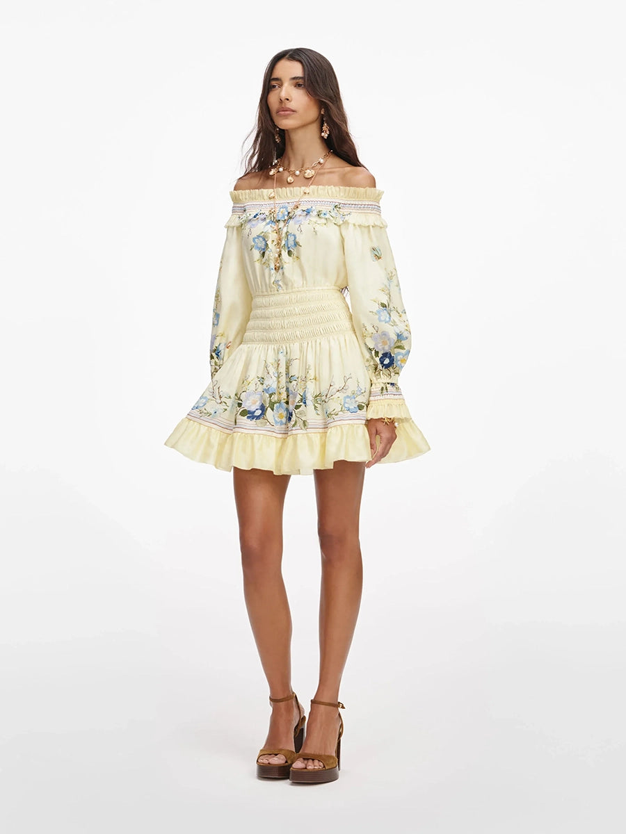 Agate Sexy Stretchy Long Sleeve Dress