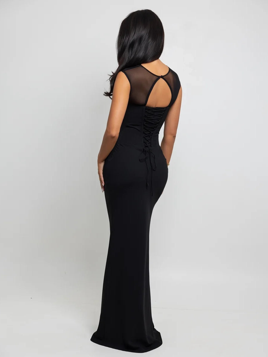 Ambalina Mermaid Evening Maxi Dress