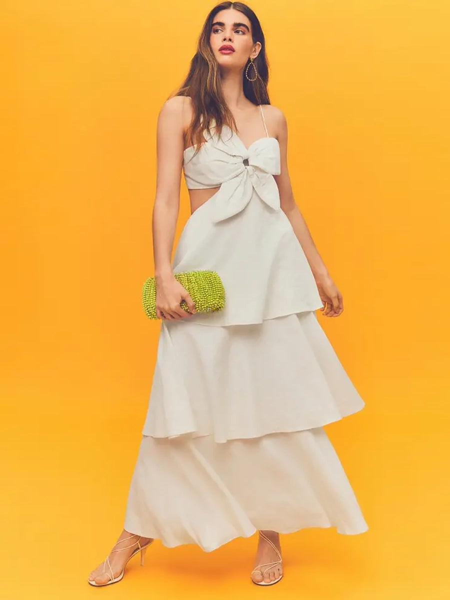 Antaram Layered Midriff Baring Sexy Dress
