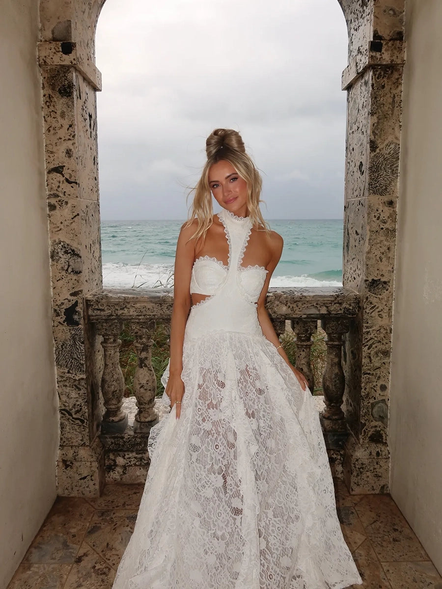 Arado Lace Slip Dress Resort Style