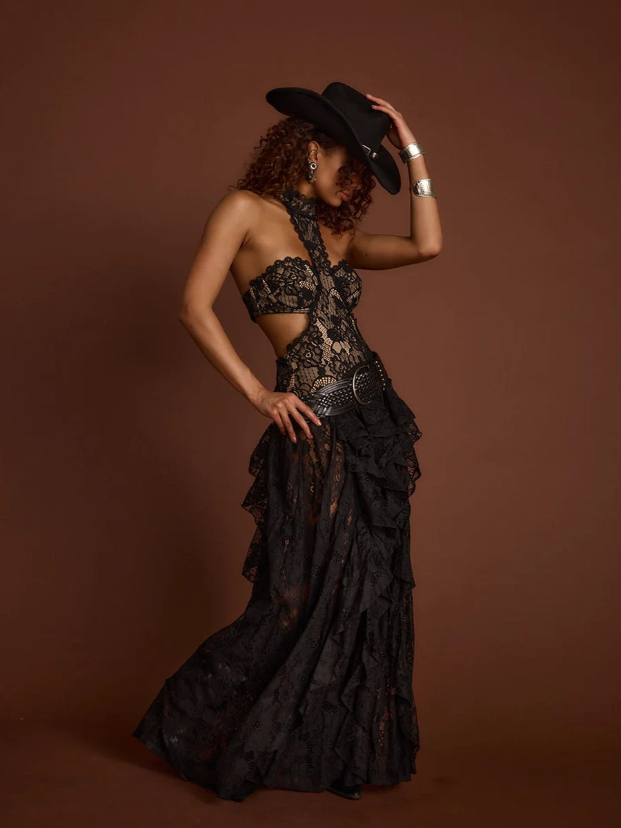 Arado Lace Slip Dress Resort Style