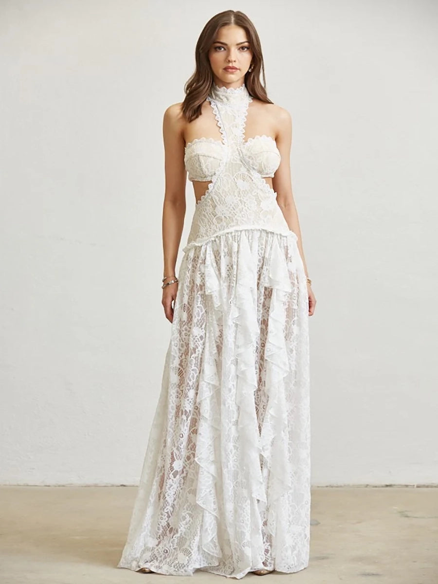 Arado Lace Slip Dress Resort Style