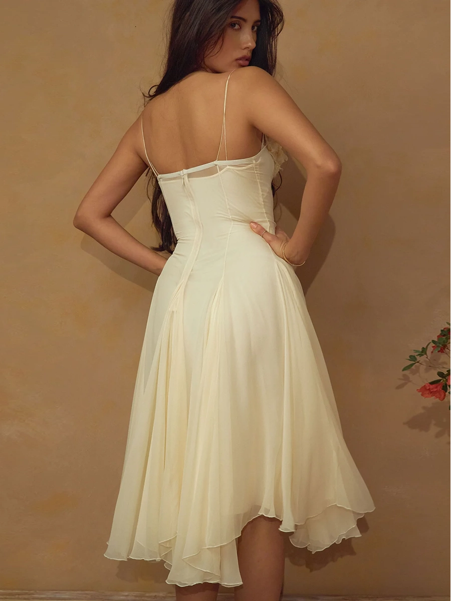 Arianne Solid Color Loose Versatile Camisole Dress