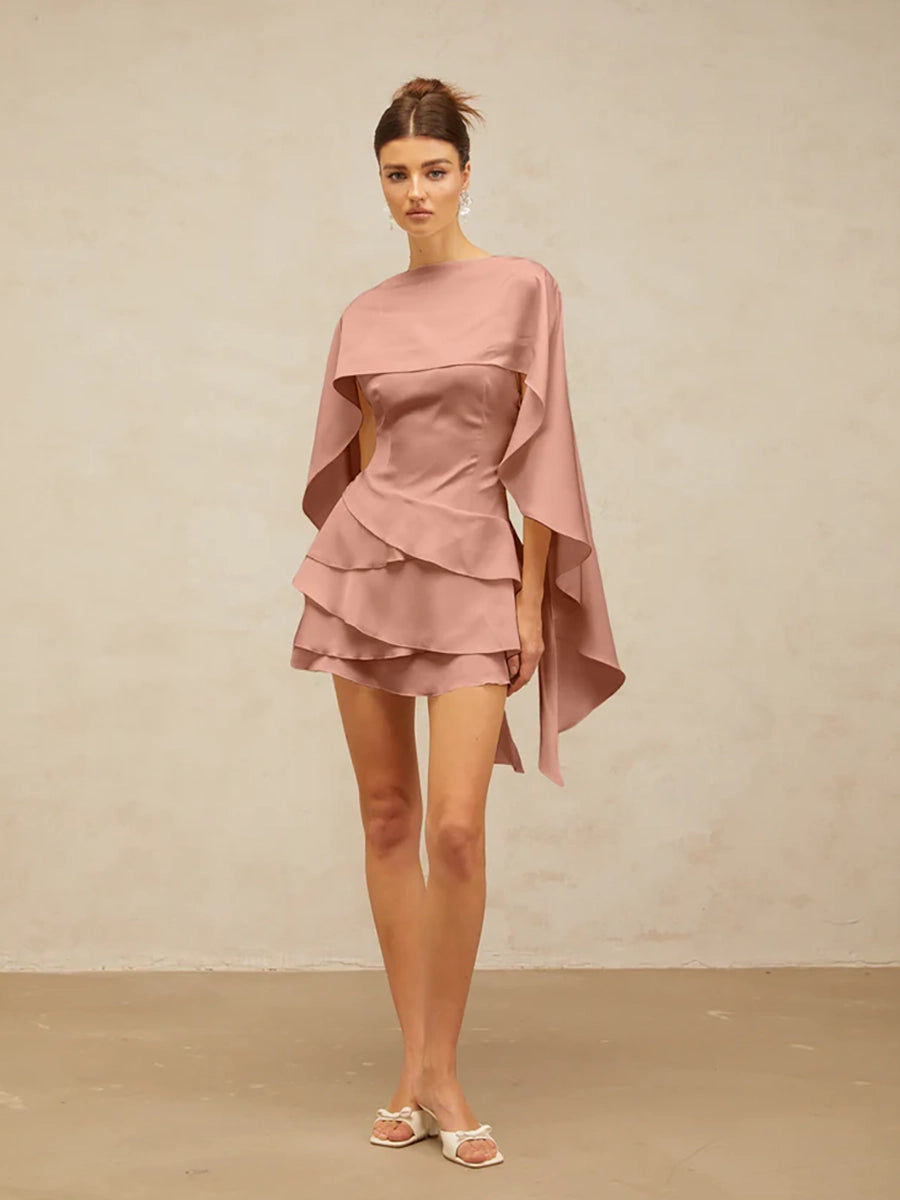 Aryln Backless Lace Up Camisole Dress