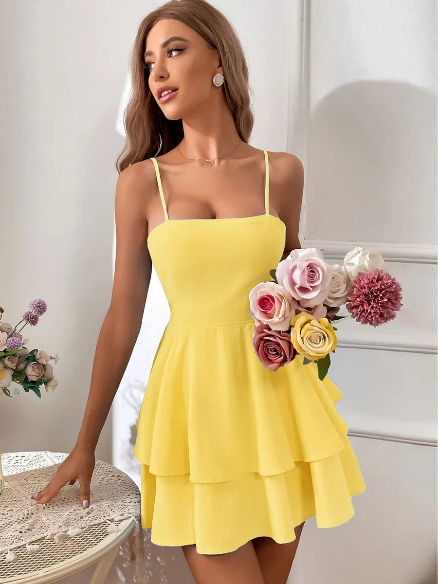 Atilda Bow Bandage Mini Dress