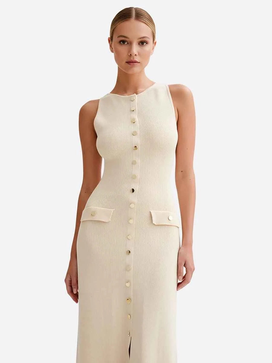 Aboli Knitted Elegant Sleeveless Dress