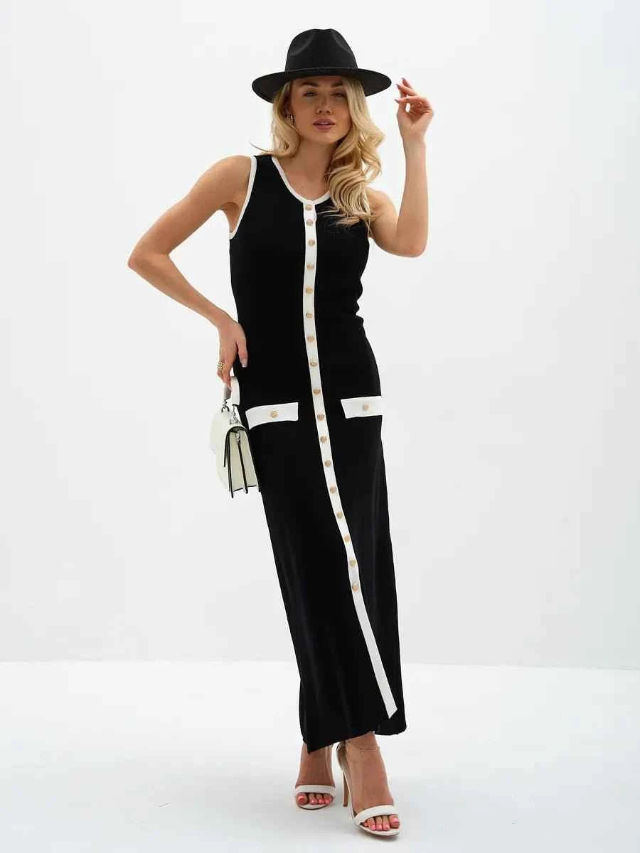 Aboli Knitted Elegant Sleeveless Dress