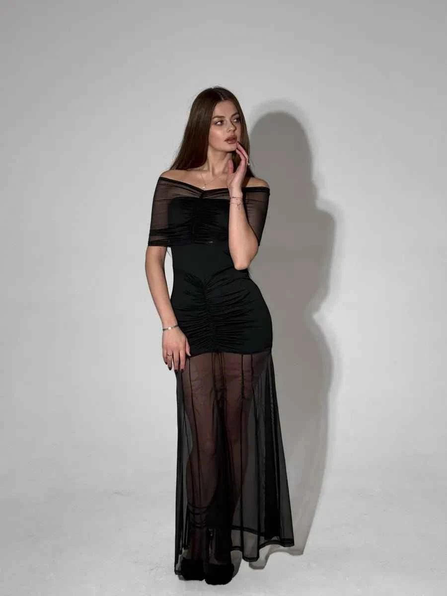 Adley Slim Fit French Style Patchwork Dress