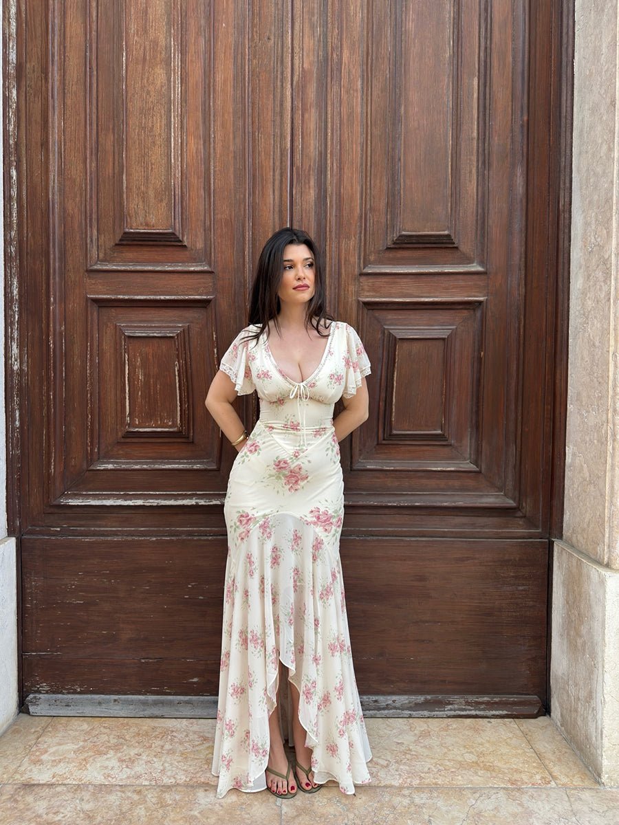 Aduere V-Neck Long Flowing Maxi Dressmaxi dressCelidiorCelidiorCJLY284770901AZ1