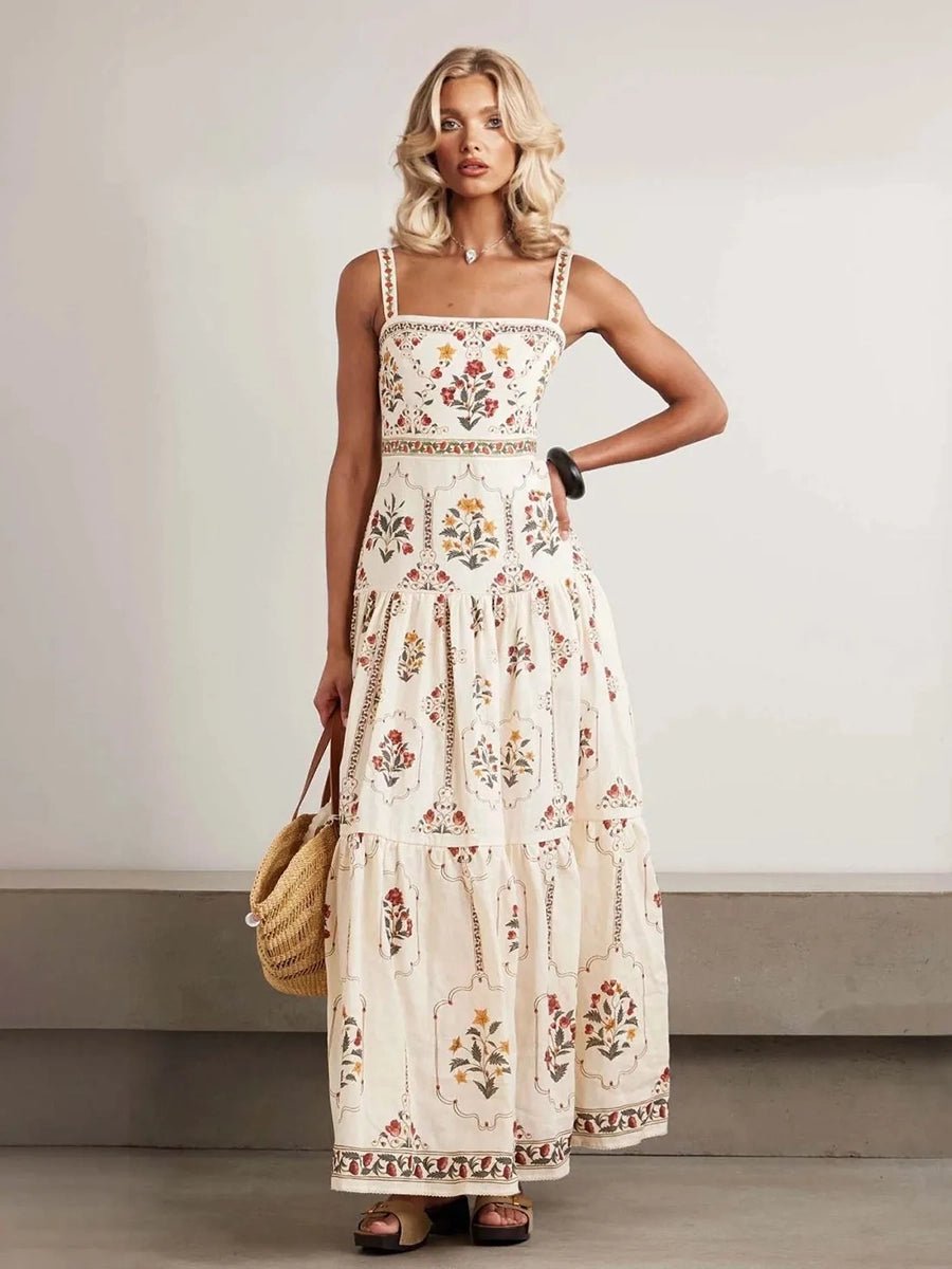 Akina High Waisted Relaxed Fit Vacation Dressmaxi dressCelidiorCelidiorCJLY289293701AZnull