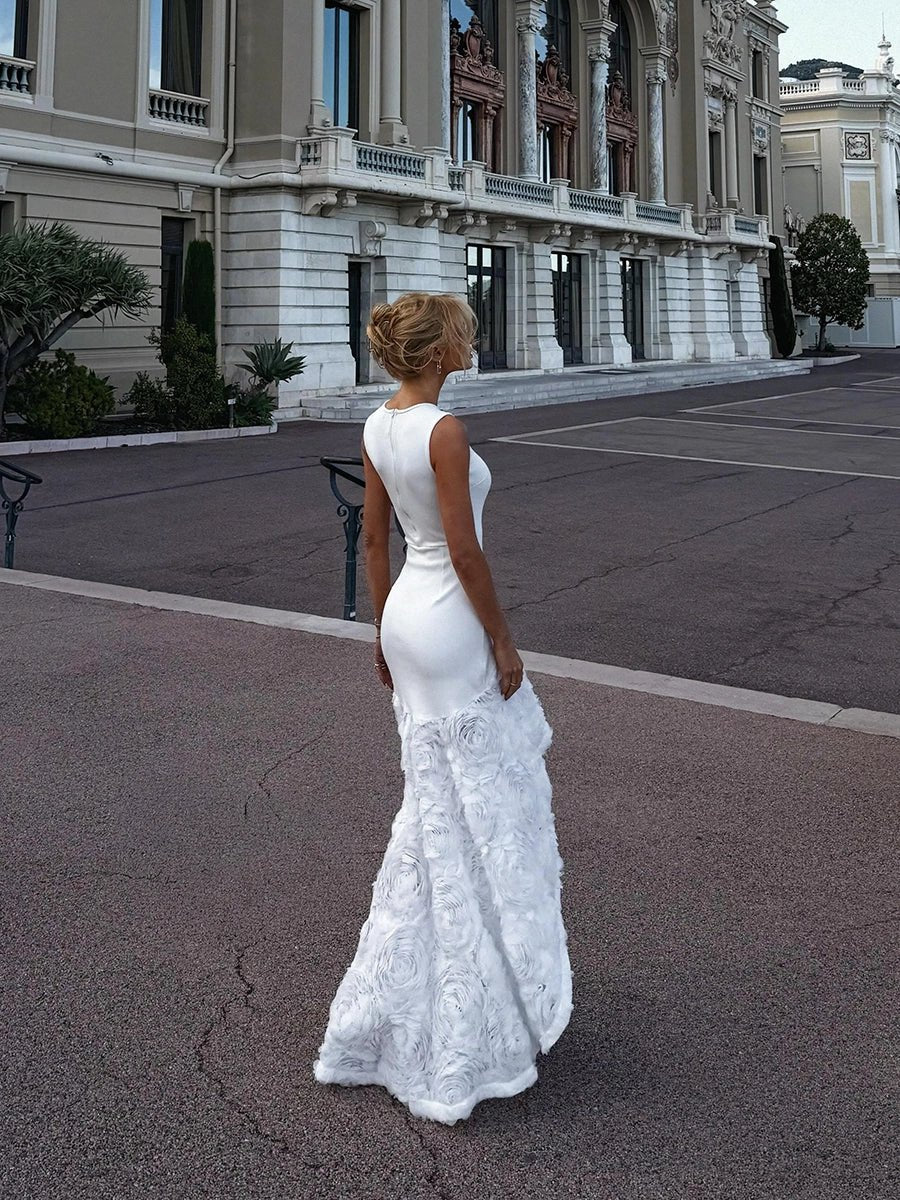 Alitha Elegant Spliced Round Neck Sleeveless Dressmaxi dressCelidiorCelidiorCJLY311978701AZnull