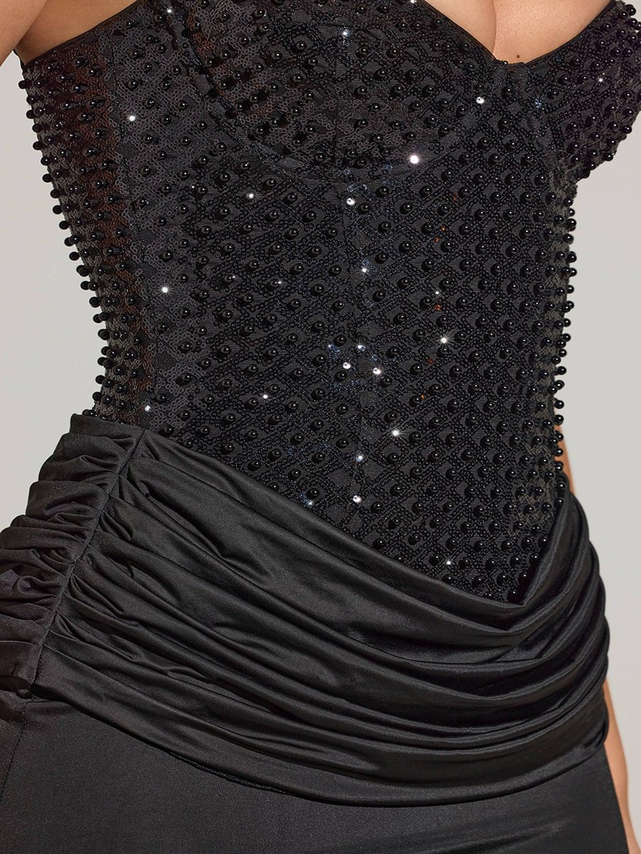 Amabel Sequin Embellished Strap Evening Dressmaxi dressCelidiorCelidiorCJLY300000605EVnull