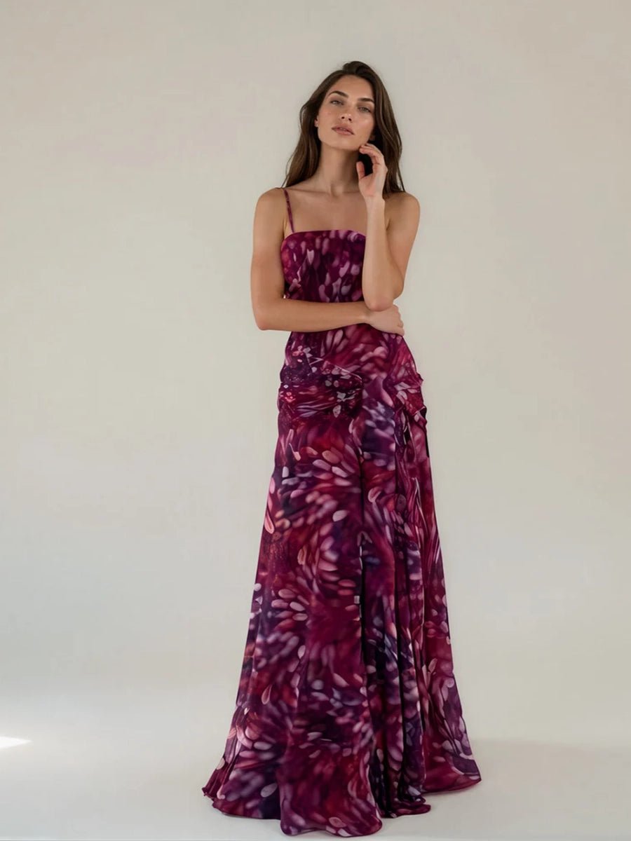 Amelda Elegant Vintage Printed Sleeveless Backless Maxi Dressmaxi dressCelidiorCelidiorCJLY241249501AZ1null