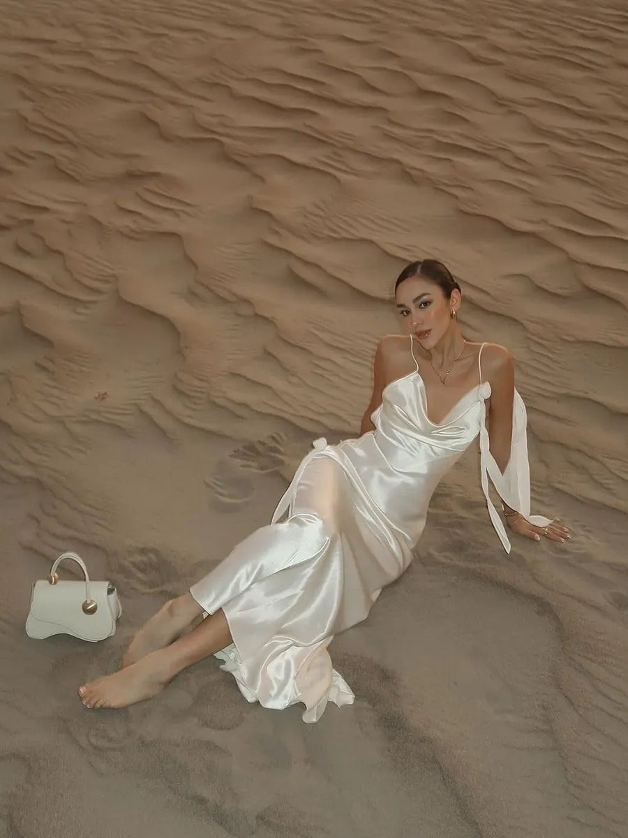 Amita Backless White Suspender Flower Dressmaxi dressCelidiorCelidiorCJLY227422901AZ