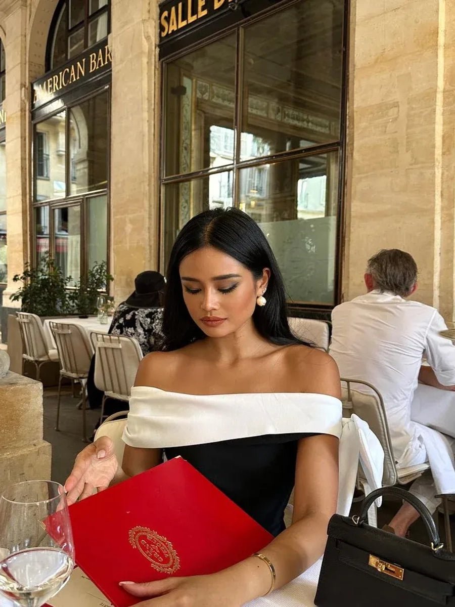Anche Oblique Shoulder Bandage Niche Dressmidi dressCelidiorCelidiorCJLY216709505EV