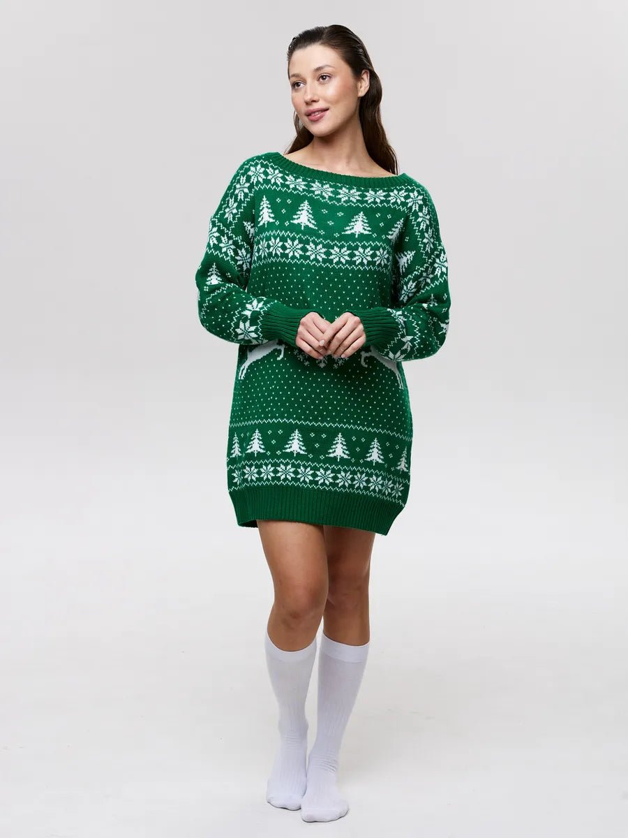 Anita Christmas Knit Long Sleeve DressOtherCelidiorCelidiorCJQZ131374001AZ