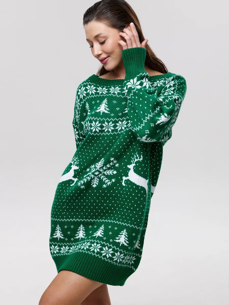 Anita Christmas Knit Long Sleeve DressOtherCelidiorCelidiorCJQZ131374001AZ