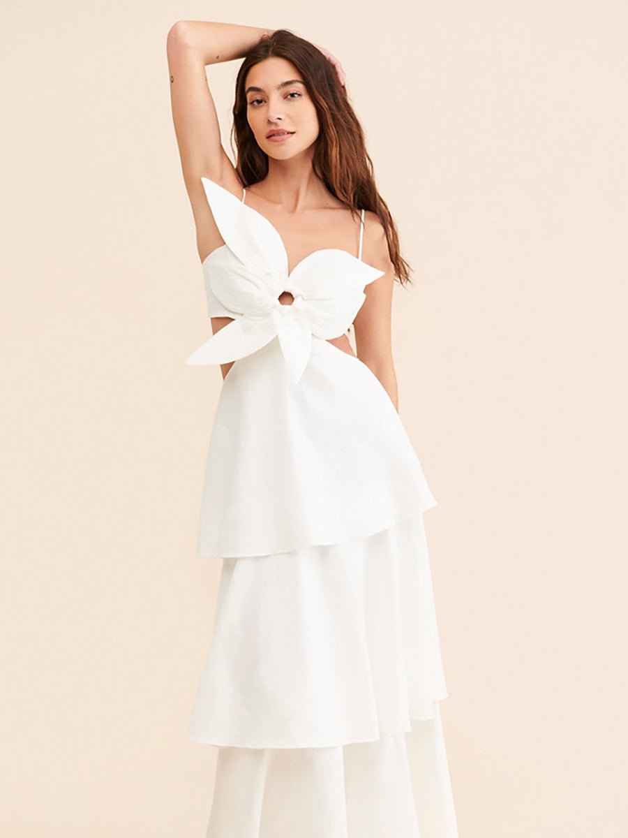 Antaram Layered Midriff Baring Sexy Dress