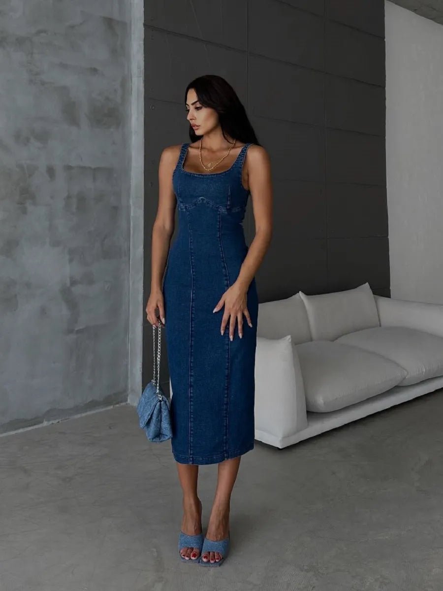 Arabe Zippered Vest Style Suspender Dressmidi dressCelidiorCelidiorCJLY284767701AZnull