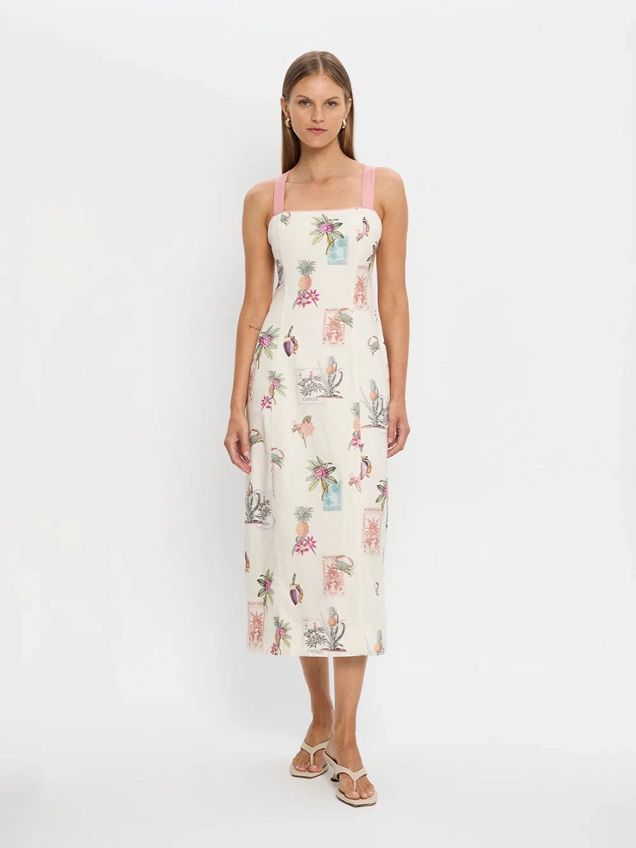 Aretzi Elegant Linen Open Back Slip Dressmidi dressCelidiorCelidiorCJLY285084301AZnull