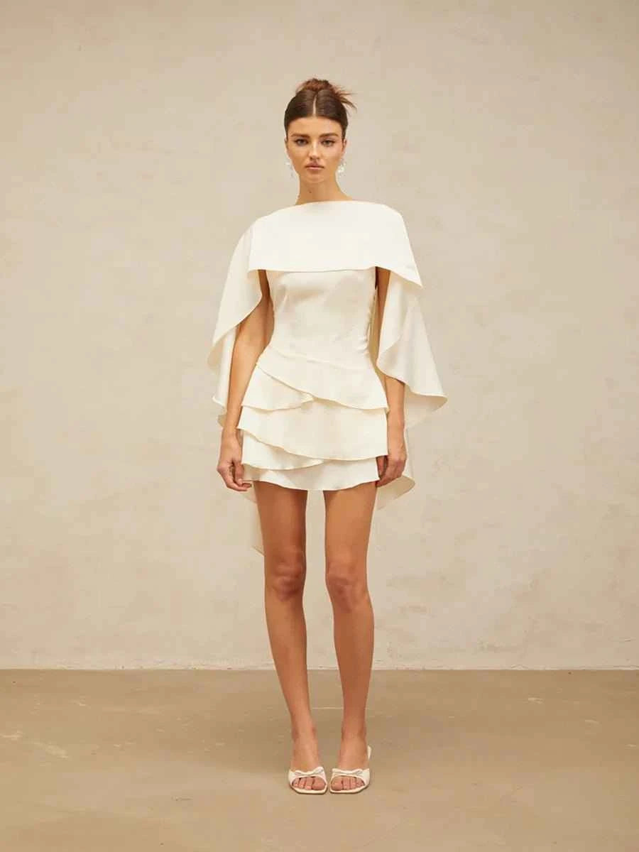 Aryln Backless Lace Up Camisole Dress