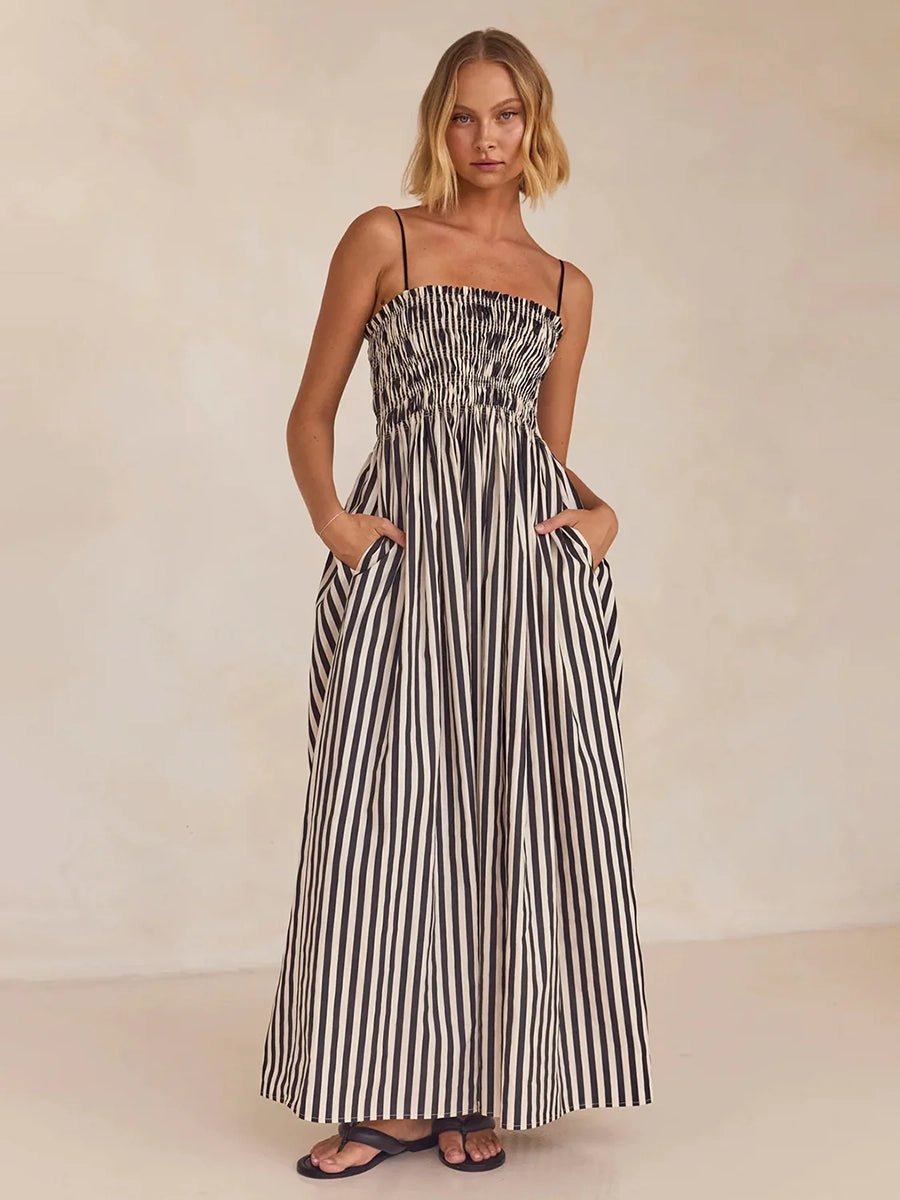 Aster Smocked Bust A Line Maxi Dressmaxi dressCelidiorCelidiorCJLY289444101AZnull