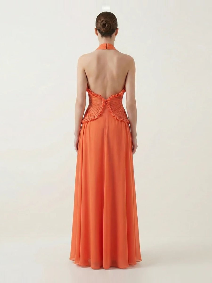 Atrix Hollow Out Halter Floor Length Dressmaxi dressCelidiorCelidiorCJLY283404901AZnull