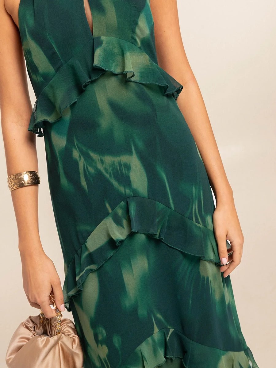 Bernice Casual Chic Printed Halter-Neck Maxi Dressmaxi dressCelidiorCelidiorCJLY297901401AZnull