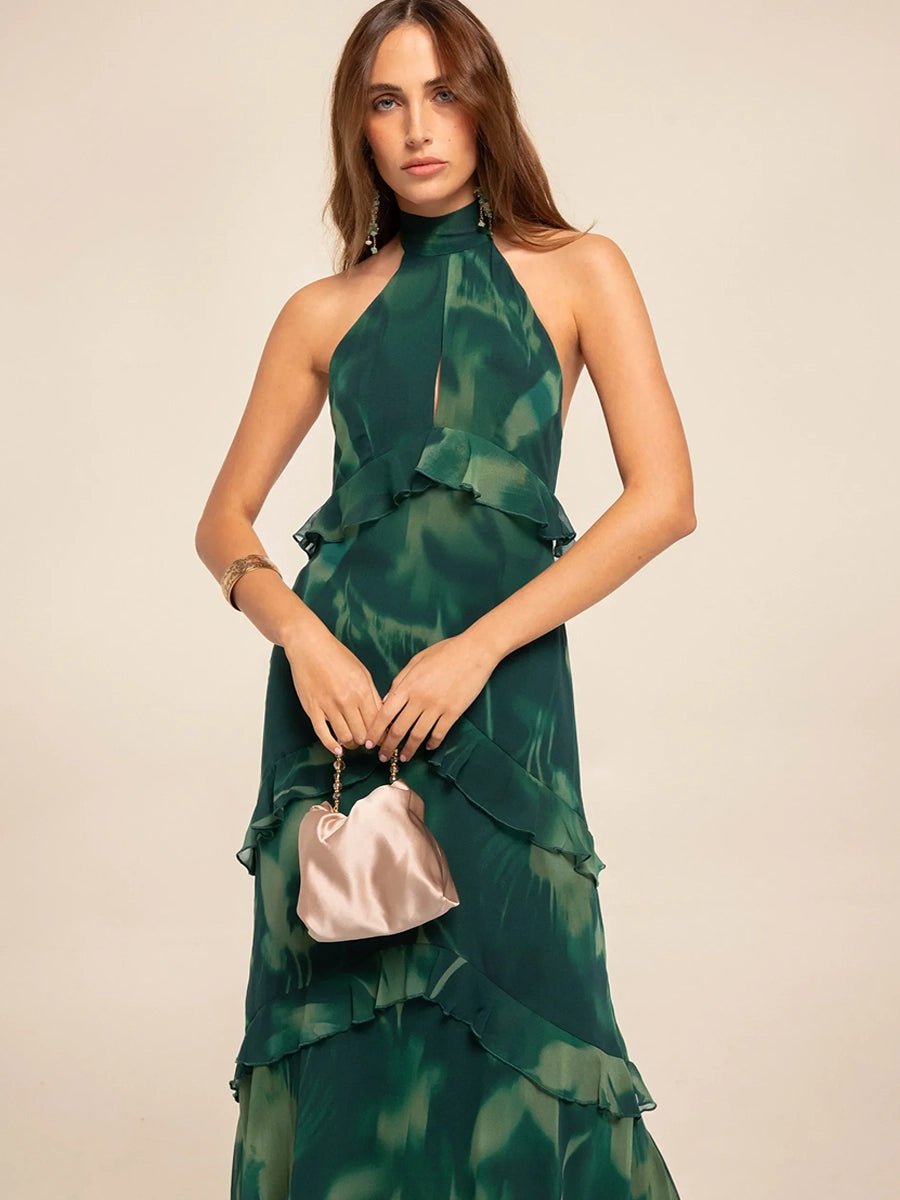 Bernice Casual Chic Printed Halter-Neck Maxi Dressmaxi dressCelidiorCelidiorCJLY297901401AZnull