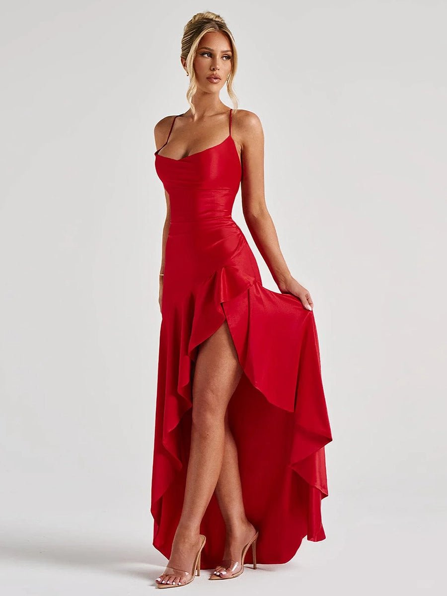 Bethany Backless Ruffles Irregular Dress SummerOtherCelidiorCelidiorCJLY232643601AZ