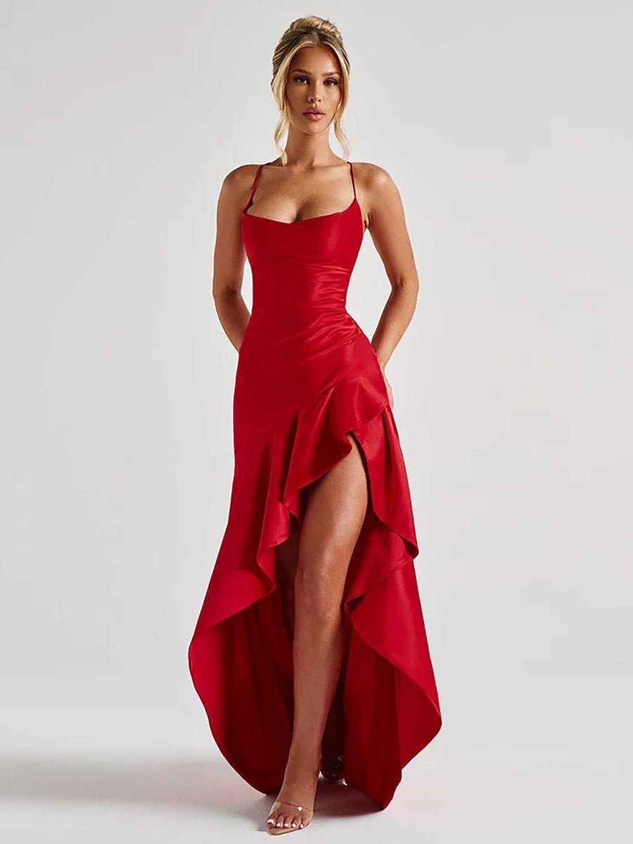 Bethany Backless Ruffles Irregular Dress SummerOtherCelidiorCelidiorCJLY232643601AZ