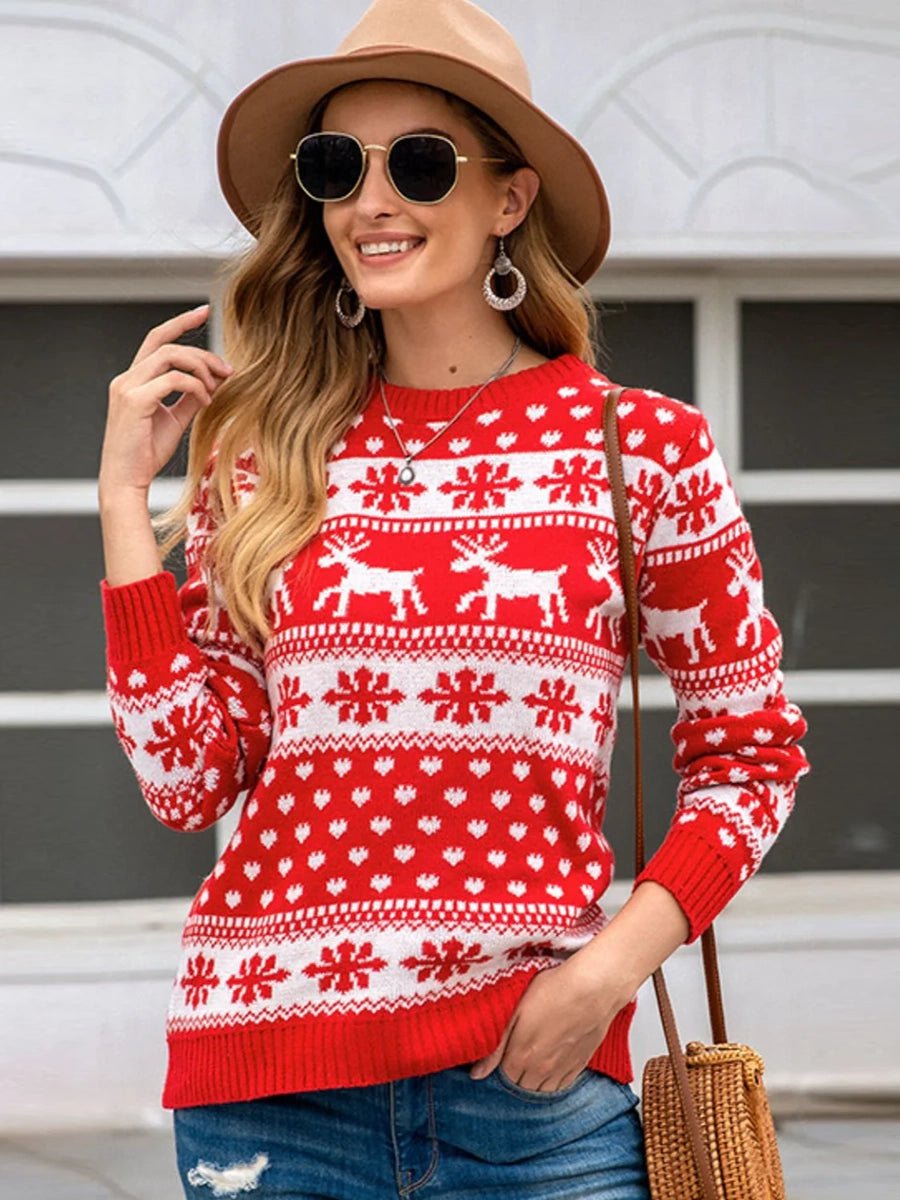 Brigitte Christmas SweaterOtherCelidiorCelidiorCJNSSYMY02636-Red-One size