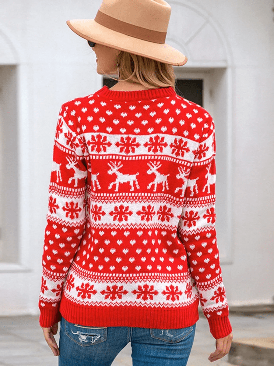 Brigitte Christmas SweaterOtherCelidiorCelidiorCJNSSYMY02636-Red-One size