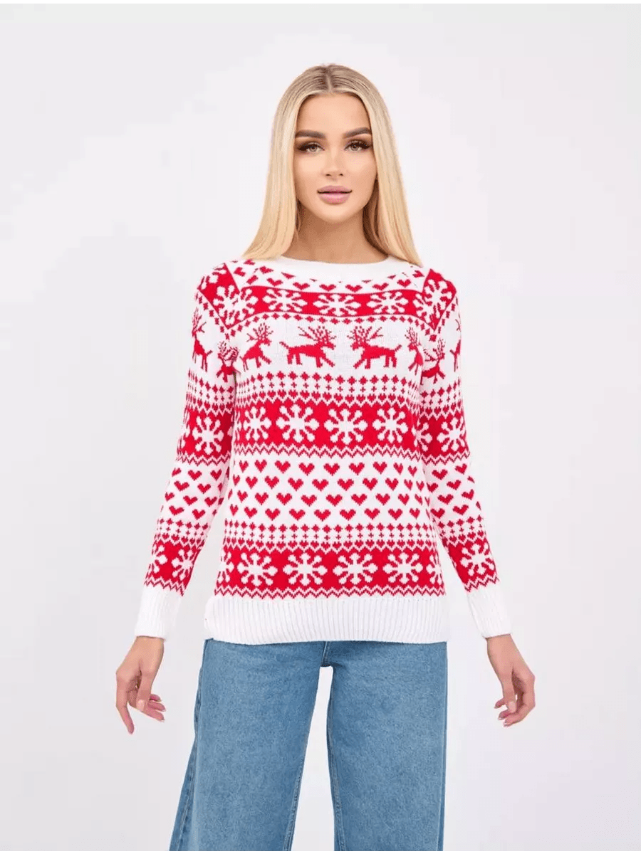 Brigitte Christmas SweaterOtherCelidiorCelidiorCJNSSYMY02636-White-One size