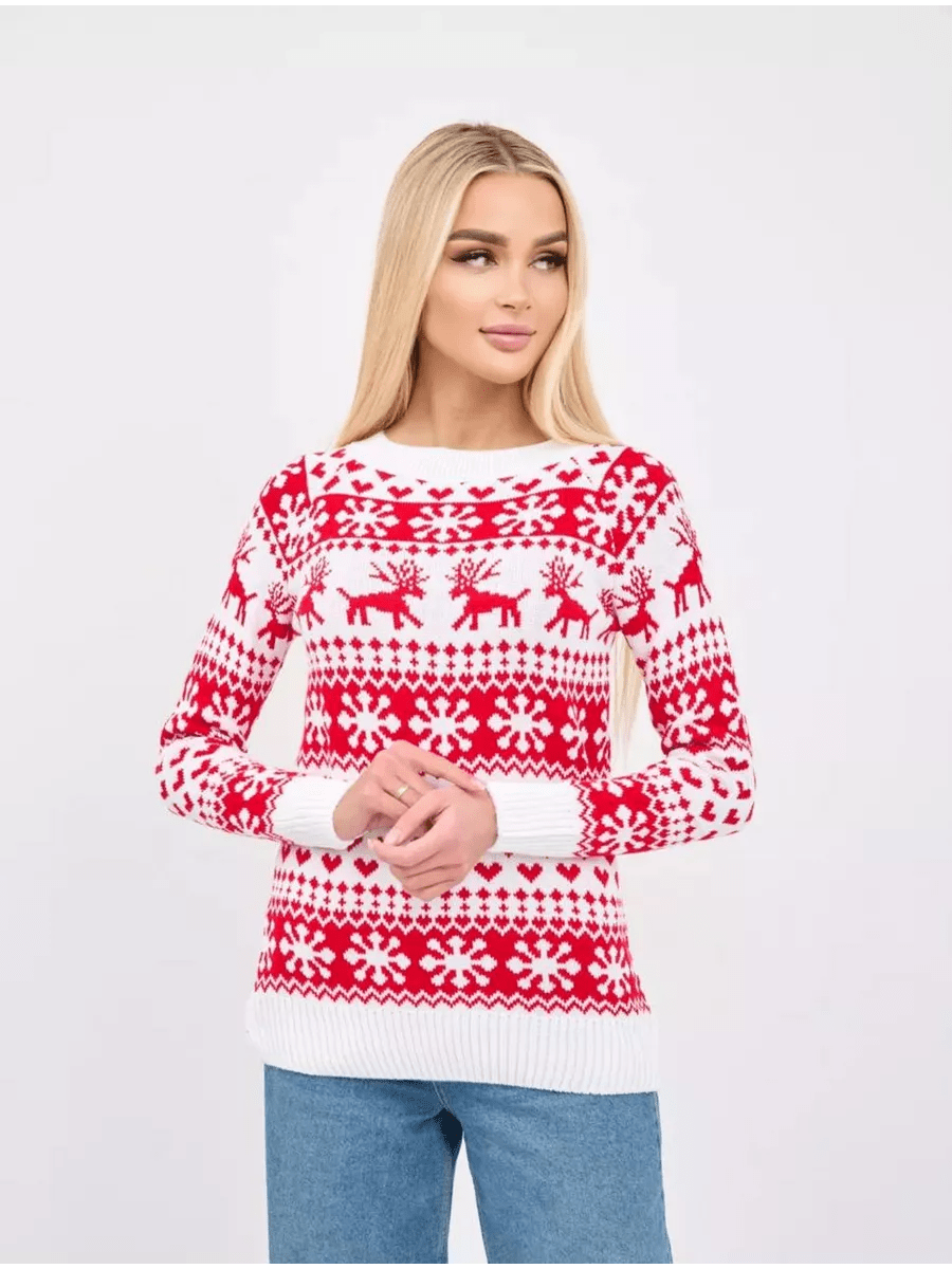 Brigitte Christmas SweaterOtherCelidiorCelidiorCJNSSYMY02636-White-One size