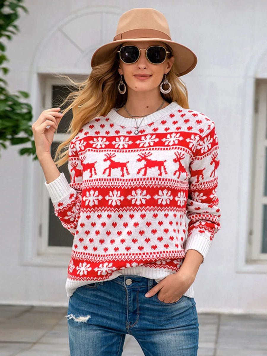 Brigitte Christmas SweaterOtherCelidiorCelidiorCJNSSYMY02636-White-One size