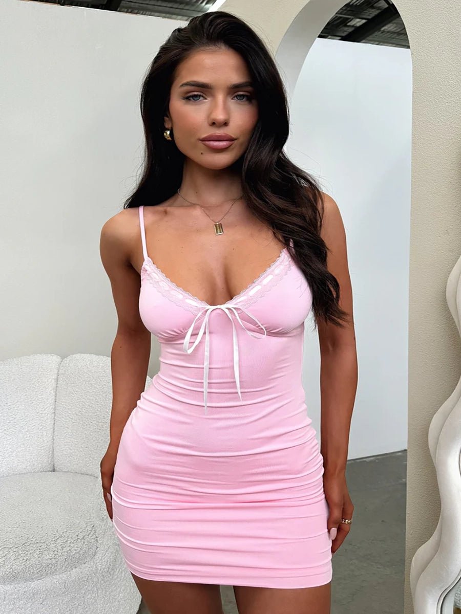 Ciaran V - neck Dress Summer Lace Slim Slit SkirtOtherCelidiorCelidiorCJLY177263818RI