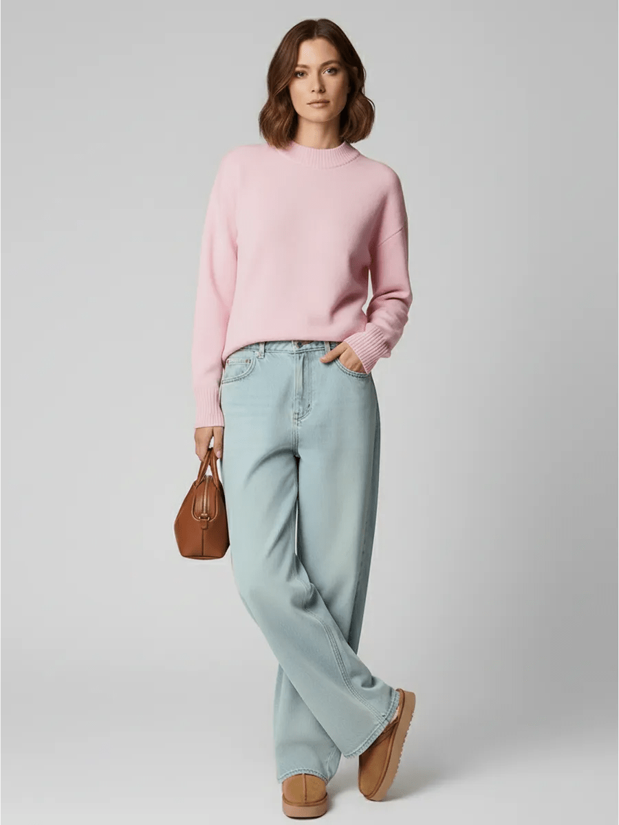 Deidra Crew Neck Pullover SweaterOtherCelidiorCelidiorCJMY210017701AZ