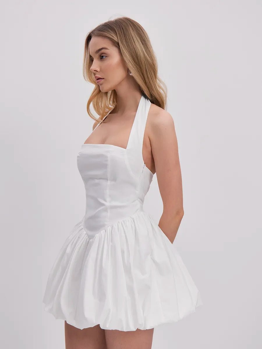 Dilara Lace-up Bow Women's Dress - Celidior