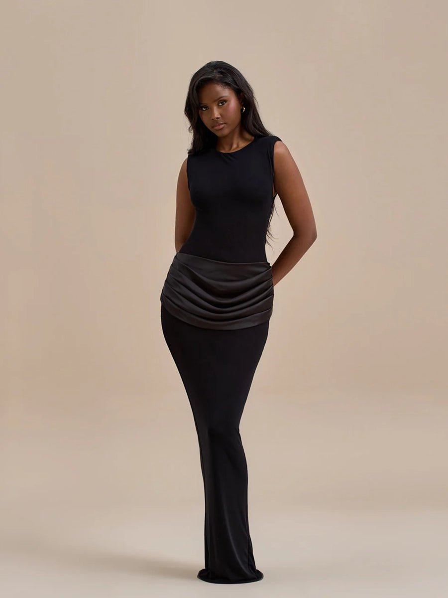 Ehlani Elegant Slim Sleeveless Pleated DressWomen > Dresses > Sleeveless Pleated DressCelidiorCelidiorCJLY234335701AZ