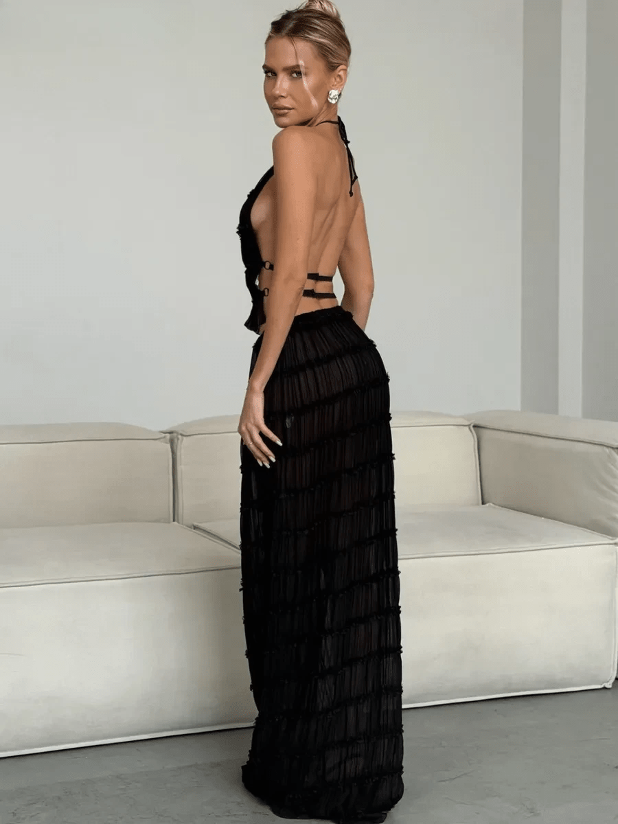 Freddie Dress Sleeveless Backless - Celidior