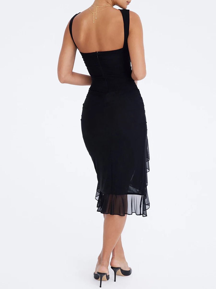 Ifeanyi Summer Slim Skinny Sleeveless Dress - Celidior