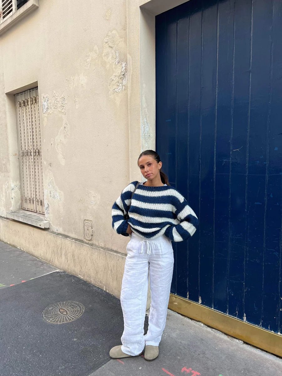 Jaida Loose Striped Pullover SweaterOtherCelidiorCelidiorCJMY211857801AZ